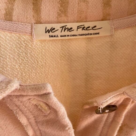 Free People Montauk Raw Edge Oversized Sweatshirt Shirt Jacket S - Picture 8 of 11